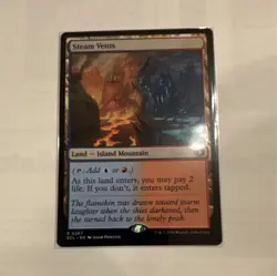 Magic: The Gathering Steam Vents Land Rare Blue Red ECL 0267 2026 Adam Paquette - Image 1