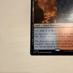 Magic: The Gathering Steam Vents Land Rare Blue Red ECL 0267 2026 Adam Paquette - Image 5