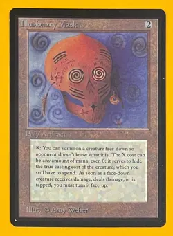 MTG ILLUSIONARY MASK Beta (OldManMTG 012-216) - Image 1