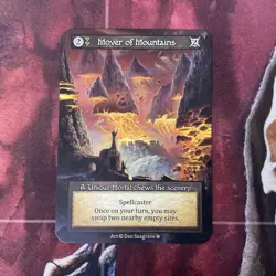 Mover of Mountains Sorcery Gothic Earth Unique NM - Image 1