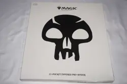 Ultra Pro Zippered Pro Binder 12-Pocket Magic the Gathering Mana 8 Swamp NEW - Image 1