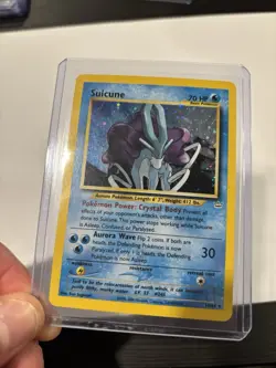 Suicune 14/64 - Neo Revelation Pokemon Card - Holo Rare - LP - Image 1