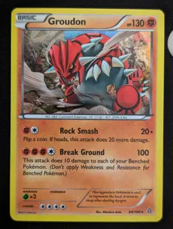 Groudon - 84/160 (XY Primal Clash) Deck Exclusives Holo Pokemon TCG NM - Image 1
