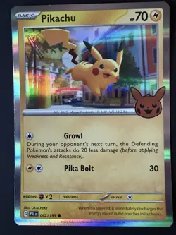 Pikachu Pokemon Common Card Trick or Trade Set - 2025 - Image 1