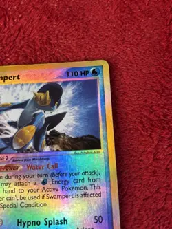 Swampert 13/109 Ruby and Sapphire Reverse Holo Pokemon Card Played - Image 2