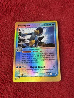 Swampert 13/109 Ruby and Sapphire Reverse Holo Pokemon Card Played - Image 5
