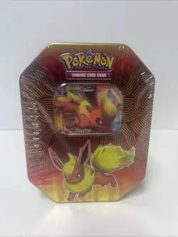 Pokemon Elemental Powers Tins Sun Moon Jolteon GX Flareon GX Vaporeon GX Sealed - Image 2