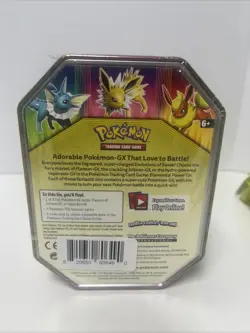 Pokemon Elemental Powers Tins Sun Moon Jolteon GX Flareon GX Vaporeon GX Sealed - Image 4