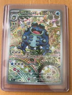 Pokemon TCG 105/086 Seismitoad Black Bolt Illustration Rare Pack Fresh - Image 1