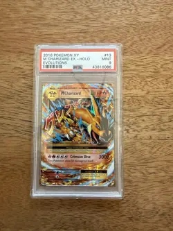 2016 Pokemon XY M Charizard EX - Holo Evolutions #13 PSA 9 Mint - Image 1