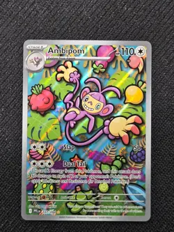 Ambipom 107/094 Phantasmal Flame Illustration Rare Pokemon Ungraded 10 Gem MINT - Image 1