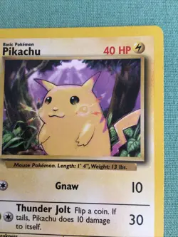 Pokemon - “Yellow Cheeks” Pikachu 58/102 - Base Set Unlimited -New - Image 2