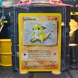 Sandshrew Base Set Pokemon TCG 62/102 Unlimited Common - Image 1