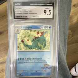 Pokemon Feraligatr 213 Illustration Contest 2024 Promo CGC 9.5 - Image 1