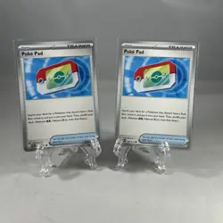 2x Pokemon Poke Pad 198/217 Lot Of 2 Ascended Heroes 🔥🔥🔥🔥🔥 FAST SHIP - Image 1