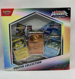 Pokemon Scarlet & Violet Prismatic Evolutions Poster Collection Box NEW SEALED - Image 1