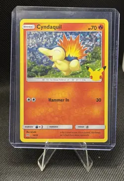 Cyndaquil 10/25 25th Anniversary Celebrations McDonalds Promo Holo Pokemon - Image 1