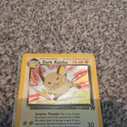 Pokemon Dark Raichu TCG Holo Card 83/82 Team Rocket Series WOTC - Image 2