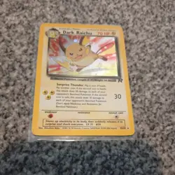 Pokemon Dark Raichu TCG Holo Card 83/82 Team Rocket Series WOTC - Image 3