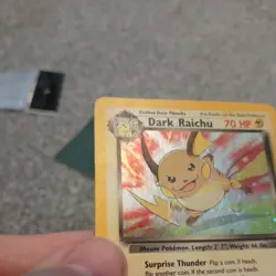Pokemon Dark Raichu TCG Holo Card 83/82 Team Rocket Series WOTC - Image 4