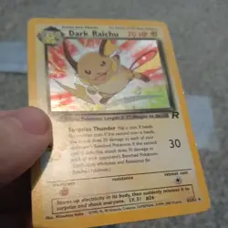 Pokemon Dark Raichu TCG Holo Card 83/82 Team Rocket Series WOTC - Image 5