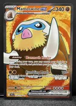 Mamoswine EX 174/159 Journey Together Pokemon TCG Holo NM - Image 1