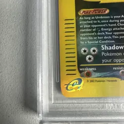 Umbreon Reverse Foil Rare Aquapolis 41/147 Beckett 9 WOTC Vintage Pokemon - Image 2