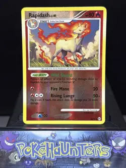 Pokemon Card Rapidash 28/99 Platinum Arceus Reverse Holo Rare Near Mint - Image 1