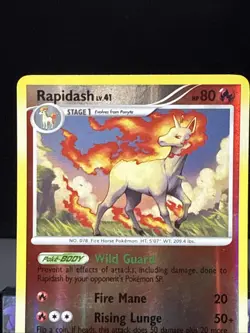 Pokemon Card Rapidash 28/99 Platinum Arceus Reverse Holo Rare Near Mint - Image 2