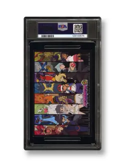 2022 ENSKY POKEMON CLIMAX TOURNAMENT BROMIDE GIGANTAMAX GENGAR & ASH HOLO PSA 7 - Image 2