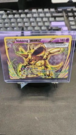 Pokemon Nidoking BREAK Rare BREAK XY - Evolutions 46/108 NM - Image 1