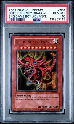 Yu-Gi-Oh! Slifer The Sky Dragon GBI-001 Ultra Rare PSA 10 GEM - Image 1