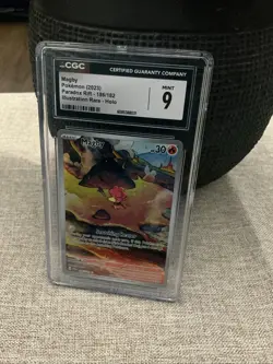 CGC 9 Magby 186/182 Illustration Rare - Paradox Rift - Pokemon TCG - - Image 1