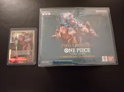 One Piece Two Legends OP-08 Booster Box, display / protective container & Card. - Image 1