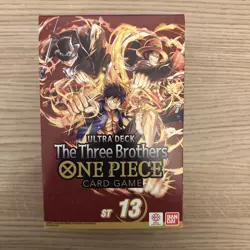 One Piece Card Game The Three Brothers Ultra Deck ST 13 - Brand New & Sealed - Image 1