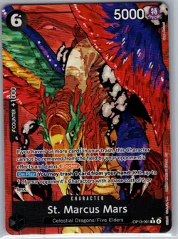 St. Marcus Mars (Alt Art) OP13-091 English Carrying On His Will - One Piece - NM - Image 1
