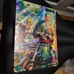 One Piece Roronoa Zoro PRB02-006(SP) - The Azure Sea’s Seven OP-14 PSA10 Worthy - Image 2