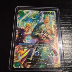 One Piece Roronoa Zoro PRB02-006(SP) - The Azure Sea’s Seven OP-14 PSA10 Worthy - Image 3