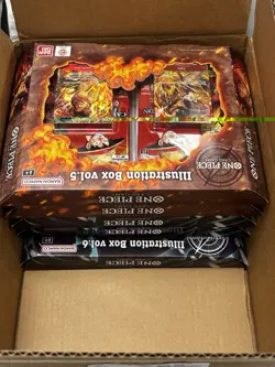 One Piece Card Game: Illustration Box Volume 5 And 6 Lot of 5 Sealed - Image 3