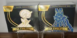 Pokemon Mega Evolution Elite Trainer Box ETB Set of 2 Factory Sealed New - Image 1