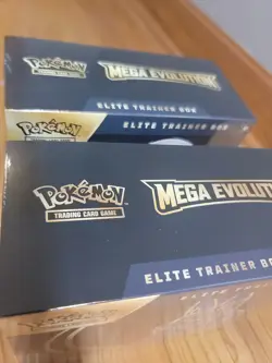Pokemon Mega Evolution Elite Trainer Box ETB Set of 2 Factory Sealed - Image 2