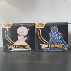 Pokemon Mega Evolution Elite Trainer Box ETB Set of 2 Factory Sealed - Image 1