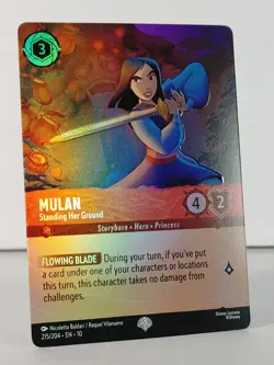 Mulan - Standing Her Ground LORCANA Whispers in the Well 215/204 Epic - NM - A - Image 2