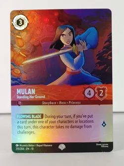 Mulan - Standing Her Ground LORCANA Whispers in the Well 215/204 Epic - NM - B - Image 1