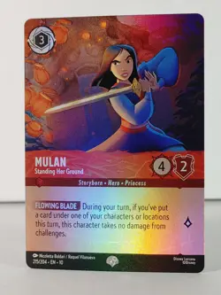 Mulan - Standing Her Ground LORCANA Whispers in the Well 215/204 Epic - NM - B - Image 3