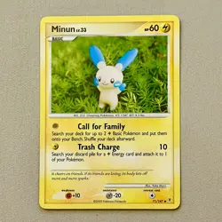 Minun 71/147 Supreme Victors Regular Non Holo 2009 Pokemon Card NM - Image 1