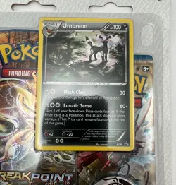 (403147) Pokemon XY Breakpoint Booster Umbreon 3-Pack Blister - Factory Sealed - Image 2