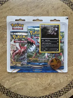 Pokemon XY Breakpoint Booster Umbreon 3-Pack Blister - Factory Sealed - Image 1