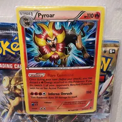 Pokemon XY Breakpoint Blister 3-Pack with Pyroar Promo - New Factory Sealed - Image 3