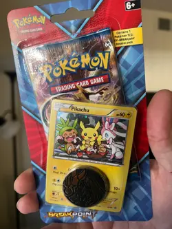 Pokemon XY Breakpoint Blister Pack With PIKACHU XY95 Promo - Factory Sealed - Image 1